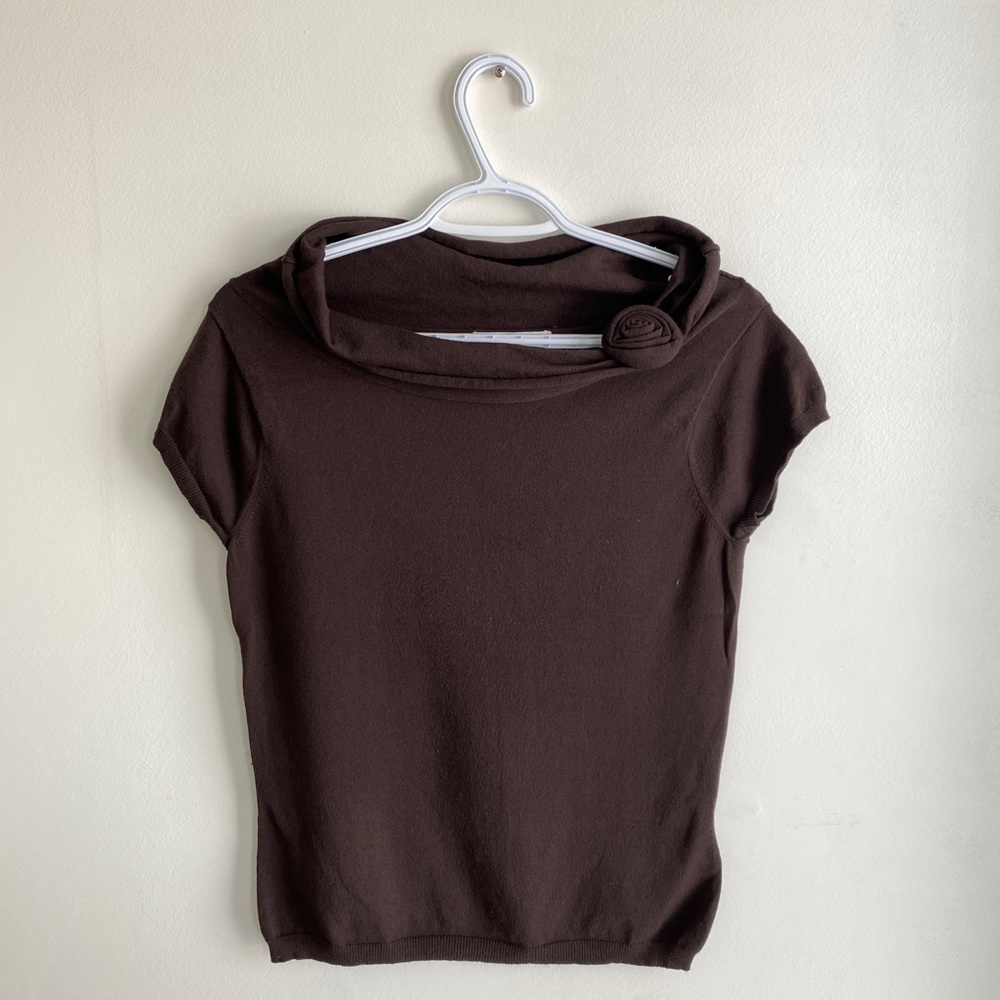 Nine West Med Brown Top
